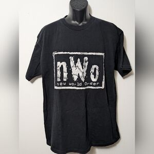 Men's Vintage Y2K New World Order nWo 1998 WCW Wrestling Black T Shirt Size XL